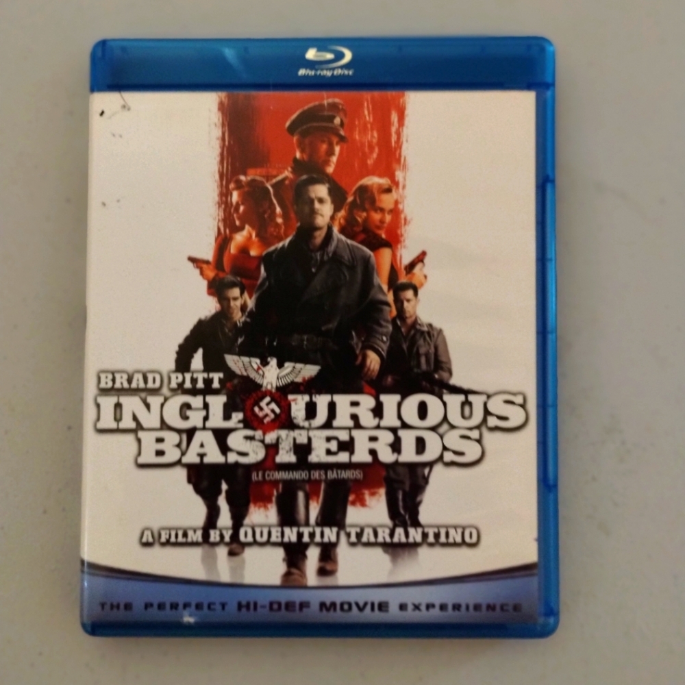 Blue ray movie Brad Pitt Ingl furious basterds